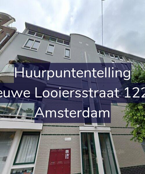 Foto gevel Huurpuntentelling voor Nieuwe Looiersstraat 122-K, Amsterdam
