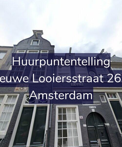 Foto gevel Huurpuntentelling voor Nieuwe Looiersstraat 26-B, Amsterdam