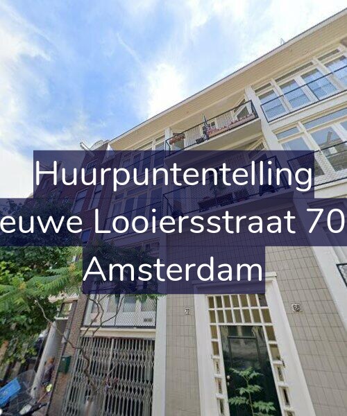 Foto gevel Huurpuntentelling voor Nieuwe Looiersstraat 70-1, Amsterdam