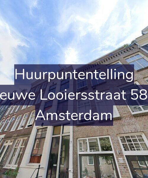 Foto gevel Huurpuntentelling voor Nieuwe Looiersstraat 58-2, Amsterdam