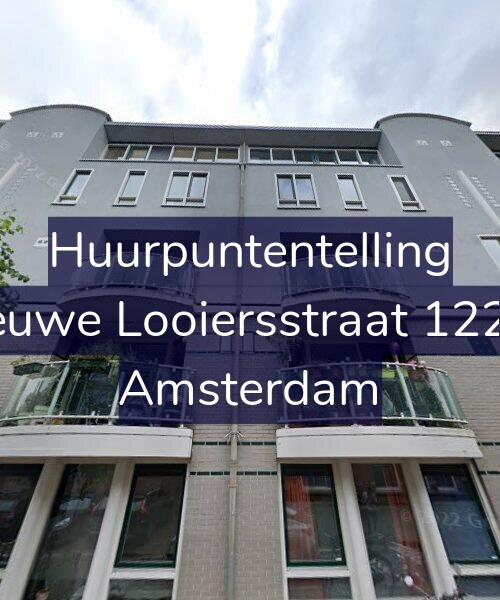 Foto gevel Huurpuntentelling voor Nieuwe Looiersstraat 122-A, Amsterdam