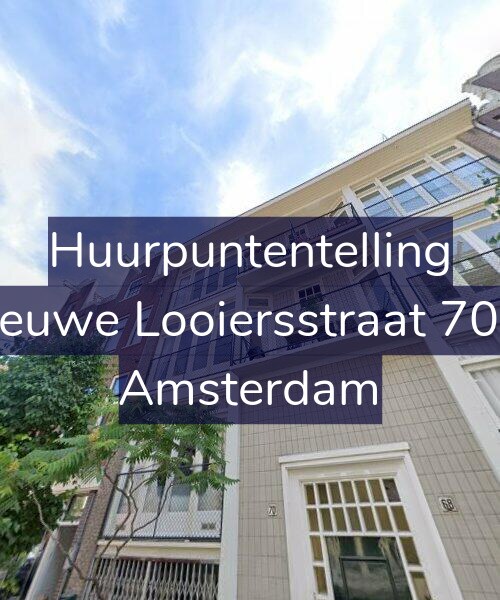 Foto gevel Huurpuntentelling voor Nieuwe Looiersstraat 70-3, Amsterdam