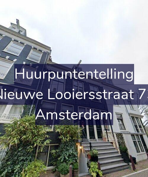 Foto gevel Huurpuntentelling voor Nieuwe Looiersstraat 73, Amsterdam