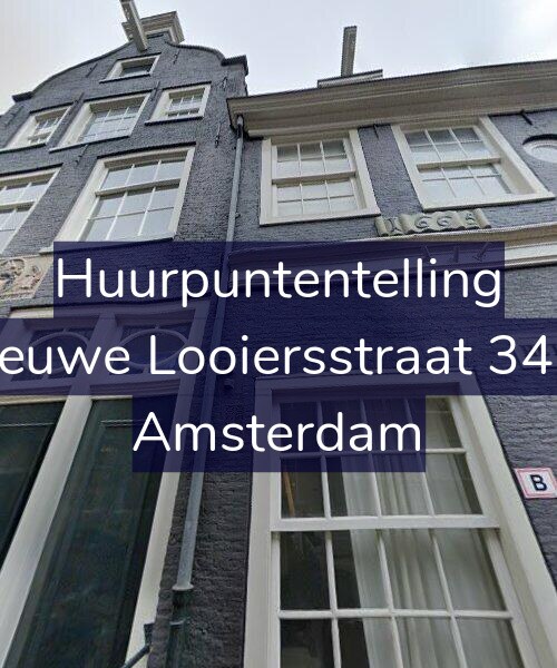 Foto gevel Huurpuntentelling voor Nieuwe Looiersstraat 34-C, Amsterdam