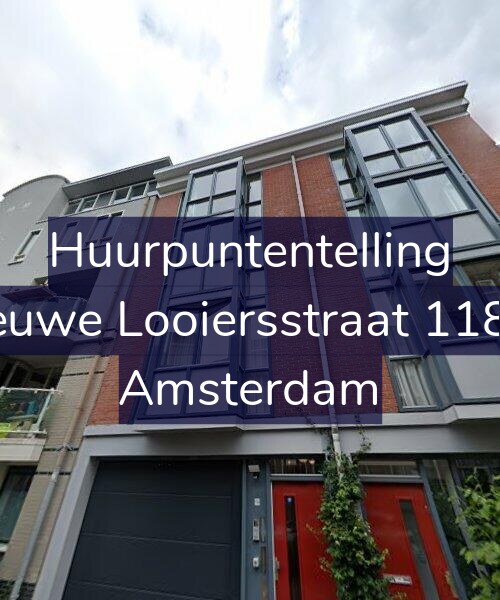 Foto gevel Huurpuntentelling voor Nieuwe Looiersstraat 118-B, Amsterdam