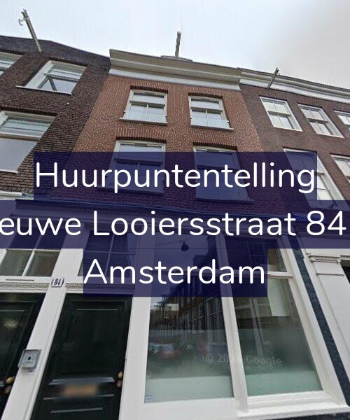 Foto gevel Huurpuntentelling voor Nieuwe Looiersstraat 84-A, Amsterdam