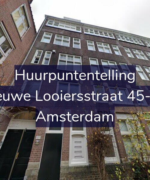 Foto gevel Huurpuntentelling voor Nieuwe Looiersstraat 45-1B, Amsterdam