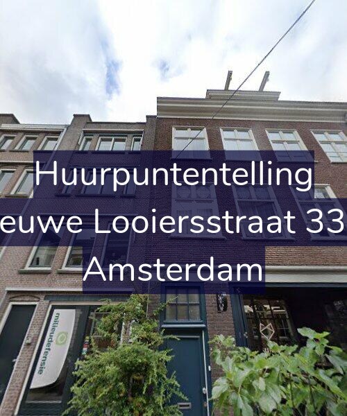Foto gevel Huurpuntentelling voor Nieuwe Looiersstraat 33-1, Amsterdam