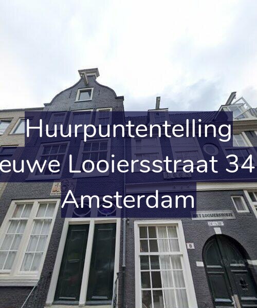 Foto gevel Huurpuntentelling voor Nieuwe Looiersstraat 34-B, Amsterdam