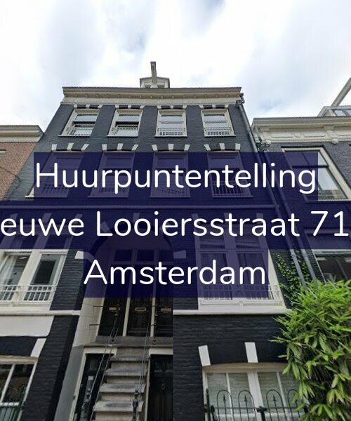 Foto gevel Huurpuntentelling voor Nieuwe Looiersstraat 71-F, Amsterdam