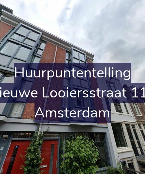 Foto gevel Huurpuntentelling voor Nieuwe Looiersstraat 116, Amsterdam