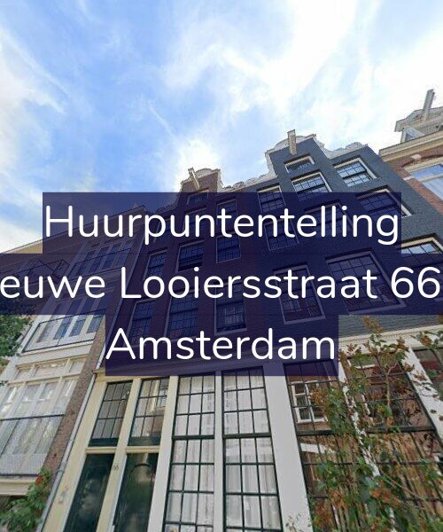 Foto gevel Huurpuntentelling voor Nieuwe Looiersstraat 66-2, Amsterdam