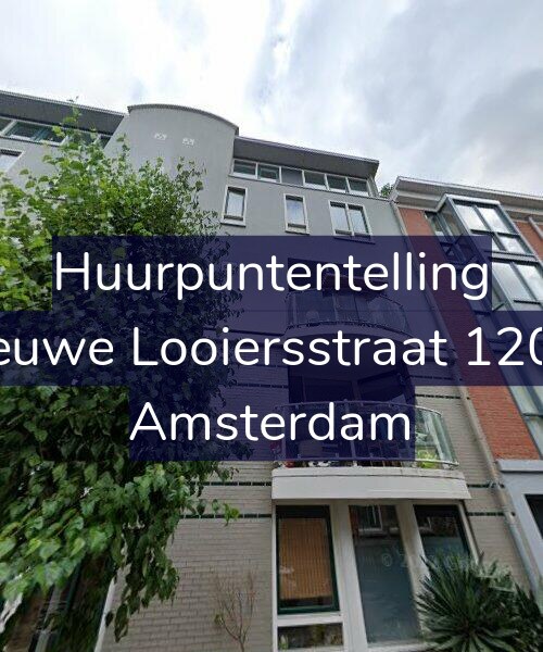 Foto gevel Huurpuntentelling voor Nieuwe Looiersstraat 120-E, Amsterdam