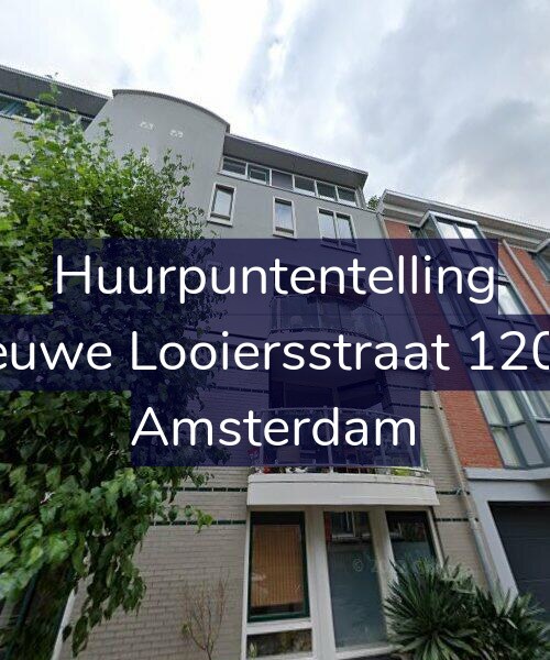 Foto gevel Huurpuntentelling voor Nieuwe Looiersstraat 120-B, Amsterdam