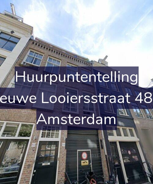 Foto gevel Huurpuntentelling voor Nieuwe Looiersstraat 48-1, Amsterdam