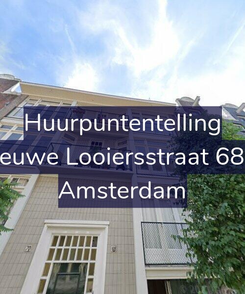 Foto gevel Huurpuntentelling voor Nieuwe Looiersstraat 68-2, Amsterdam