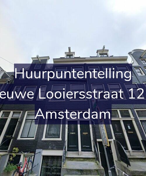 Foto gevel Huurpuntentelling voor Nieuwe Looiersstraat 12-A, Amsterdam