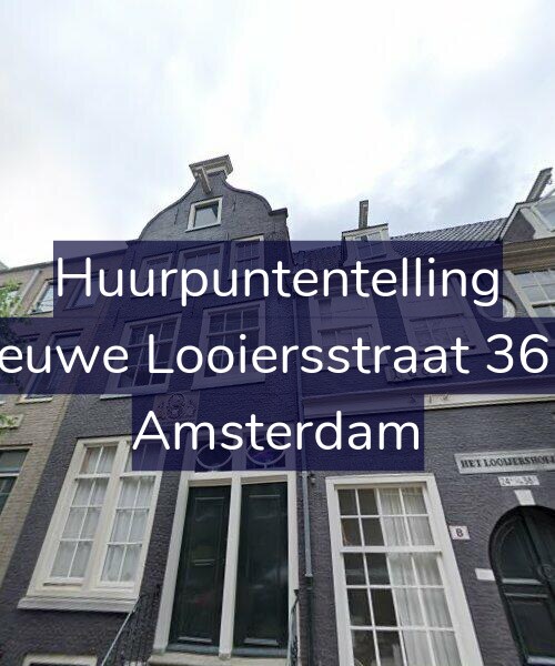 Foto gevel Huurpuntentelling voor Nieuwe Looiersstraat 36-A, Amsterdam