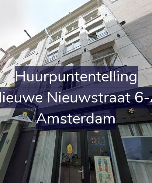 Foto gevel Huurpuntentelling voor Nieuwe Nieuwstraat 6-A, Amsterdam