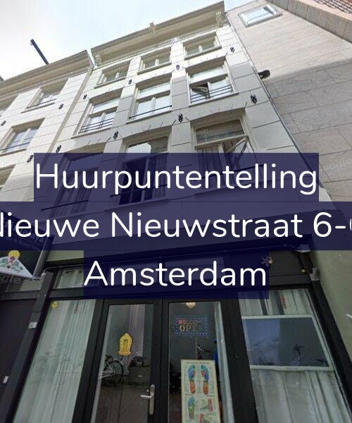 Foto gevel Huurpuntentelling voor Nieuwe Nieuwstraat 6-C, Amsterdam