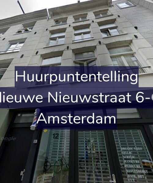 Foto gevel Huurpuntentelling voor Nieuwe Nieuwstraat 6-G, Amsterdam