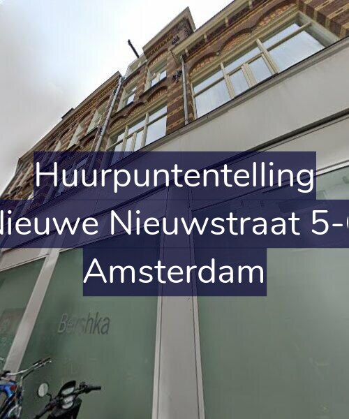 Foto gevel Huurpuntentelling voor Nieuwe Nieuwstraat 5-C, Amsterdam