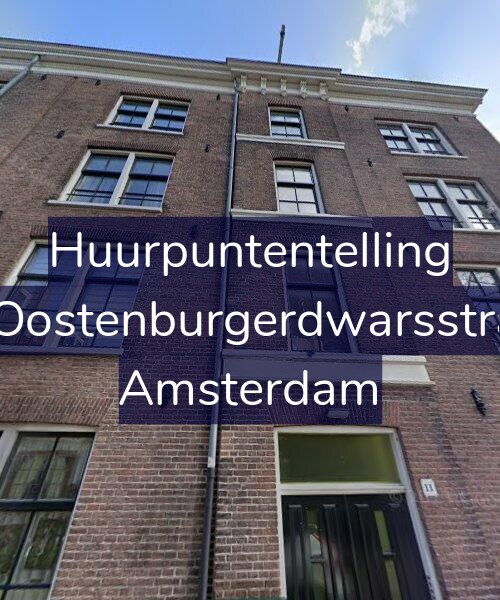 Foto gevel Huurpuntentelling voor Nieuwe Oostenburgerdwarsstraat 11-A, Amsterdam