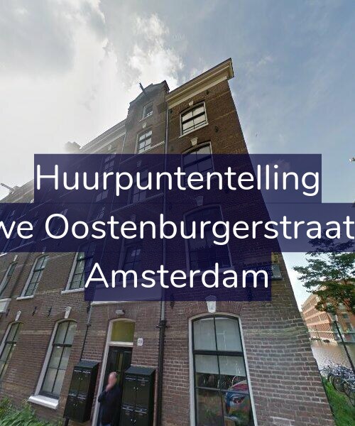 Foto gevel Huurpuntentelling voor Nieuwe Oostenburgerstraat 19-F, Amsterdam