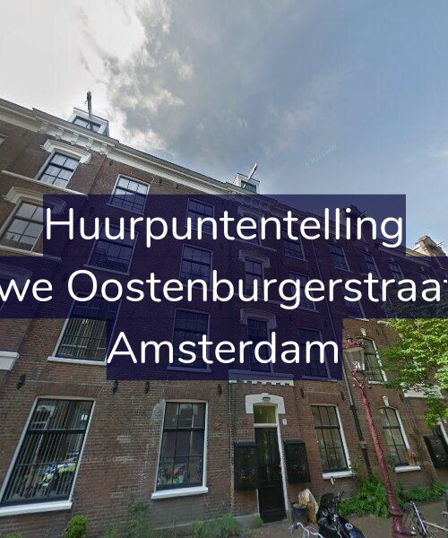 Foto gevel Huurpuntentelling voor Nieuwe Oostenburgerstraat 7-B, Amsterdam