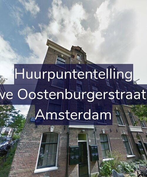 Foto gevel Huurpuntentelling voor Nieuwe Oostenburgerstraat 20-C, Amsterdam