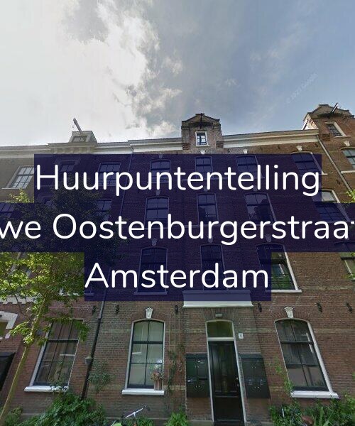 Foto gevel Huurpuntentelling voor Nieuwe Oostenburgerstraat 9-A, Amsterdam