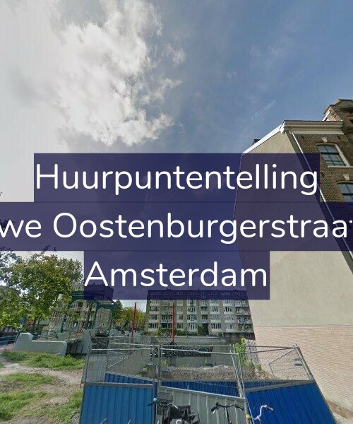 Foto gevel Huurpuntentelling voor Nieuwe Oostenburgerstraat 1-B, Amsterdam