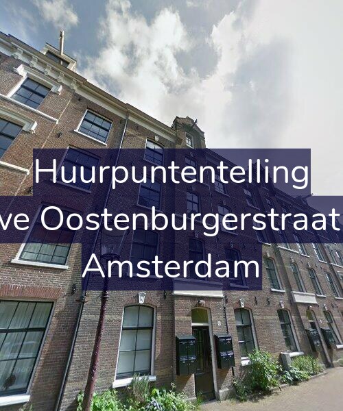 Foto gevel Huurpuntentelling voor Nieuwe Oostenburgerstraat 12-D, Amsterdam