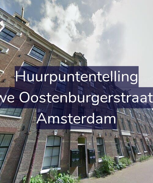 Foto gevel Huurpuntentelling voor Nieuwe Oostenburgerstraat 12-E, Amsterdam