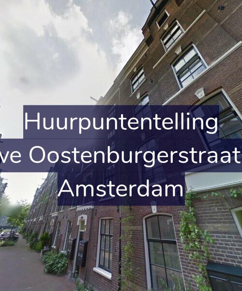 Foto gevel Huurpuntentelling voor Nieuwe Oostenburgerstraat 15-B, Amsterdam