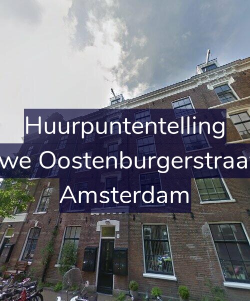 Foto gevel Huurpuntentelling voor Nieuwe Oostenburgerstraat 5-E, Amsterdam