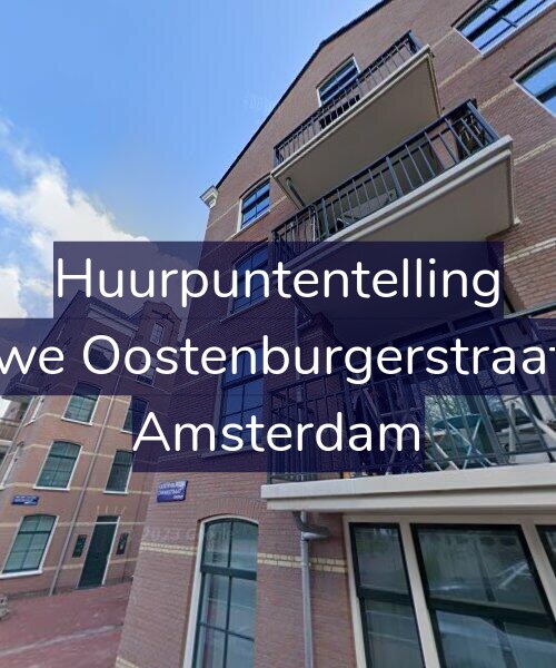 Foto gevel Huurpuntentelling voor Nieuwe Oostenburgerstraat 2-A, Amsterdam