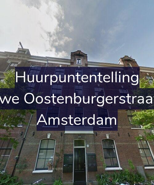 Foto gevel Huurpuntentelling voor Nieuwe Oostenburgerstraat 9-F, Amsterdam