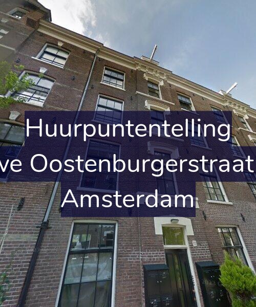 Foto gevel Huurpuntentelling voor Nieuwe Oostenburgerstraat 13-D, Amsterdam