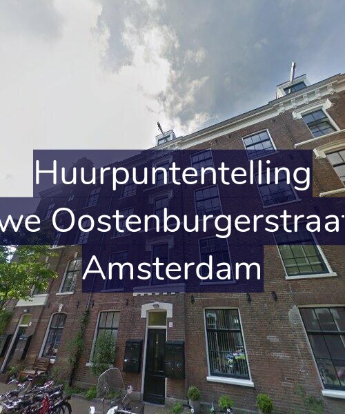 Foto gevel Huurpuntentelling voor Nieuwe Oostenburgerstraat 5-B, Amsterdam