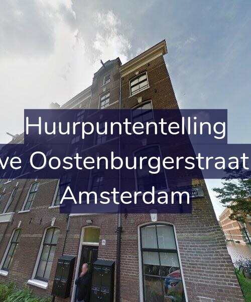 Foto gevel Huurpuntentelling voor Nieuwe Oostenburgerstraat 19-A, Amsterdam