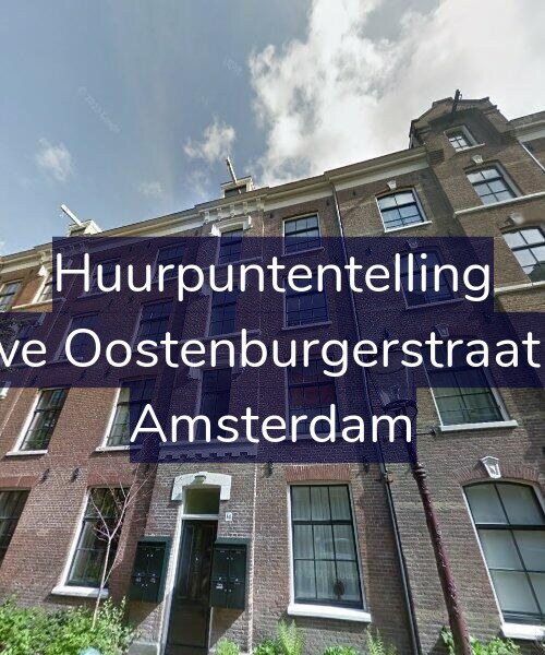Foto gevel Huurpuntentelling voor Nieuwe Oostenburgerstraat 14-D, Amsterdam