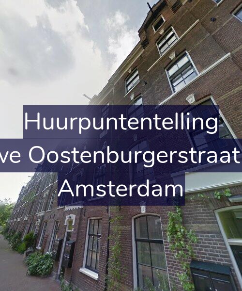 Foto gevel Huurpuntentelling voor Nieuwe Oostenburgerstraat 15-A, Amsterdam