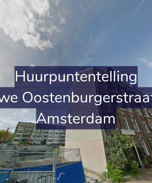 Foto gevel Huurpuntentelling voor Nieuwe Oostenburgerstraat 1-D, Amsterdam