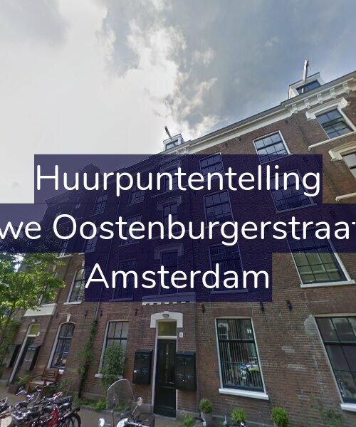 Foto gevel Huurpuntentelling voor Nieuwe Oostenburgerstraat 5-D, Amsterdam