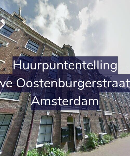 Foto gevel Huurpuntentelling voor Nieuwe Oostenburgerstraat 12-F, Amsterdam