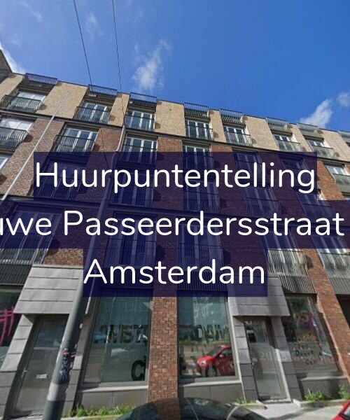 Foto gevel Huurpuntentelling voor Nieuwe Passeerdersstraat 138, Amsterdam