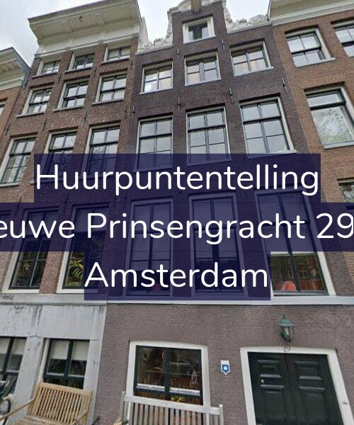 Foto gevel Huurpuntentelling voor Nieuwe Prinsengracht 29-H, Amsterdam