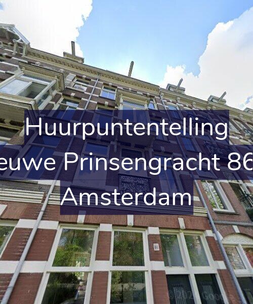 Foto gevel Huurpuntentelling voor Nieuwe Prinsengracht 86-3, Amsterdam
