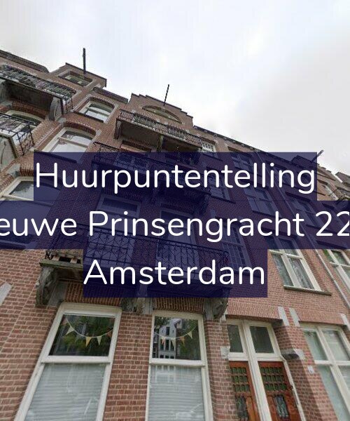 Foto gevel Huurpuntentelling voor Nieuwe Prinsengracht 22-2, Amsterdam